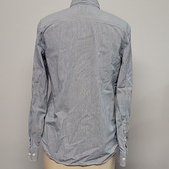 AG Standard Fit Striped Long Sleeve Button Down Shirt Men’s Size Small - Picture 3 of 7